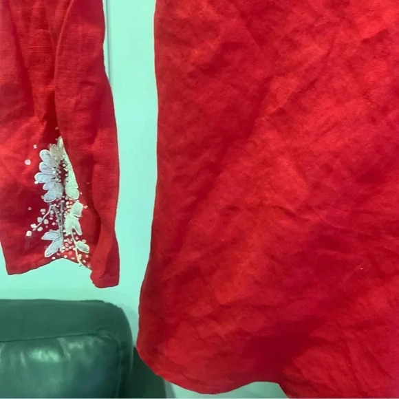 Lafayette 148 Embroidered Tunic Top - Picture 6 of 10